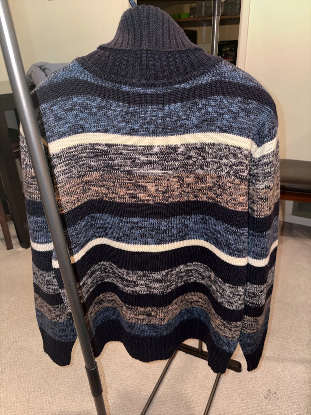 Size S Striped Turtleneck Sweater - photo 2