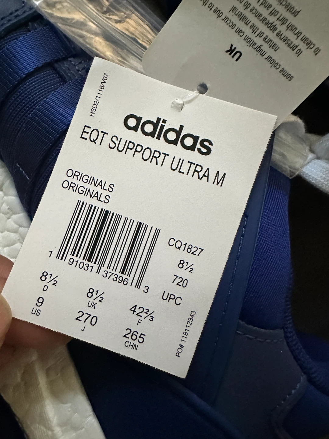 Adidas EQT Support Ultra M Mastermind World Blue - photo 5