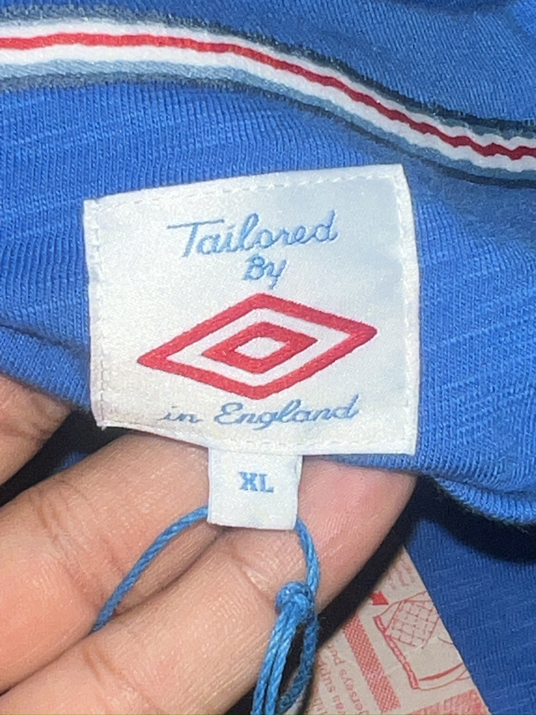 Umbro England Sportswear Short Sleeve Shirt XL Blue - photo 3