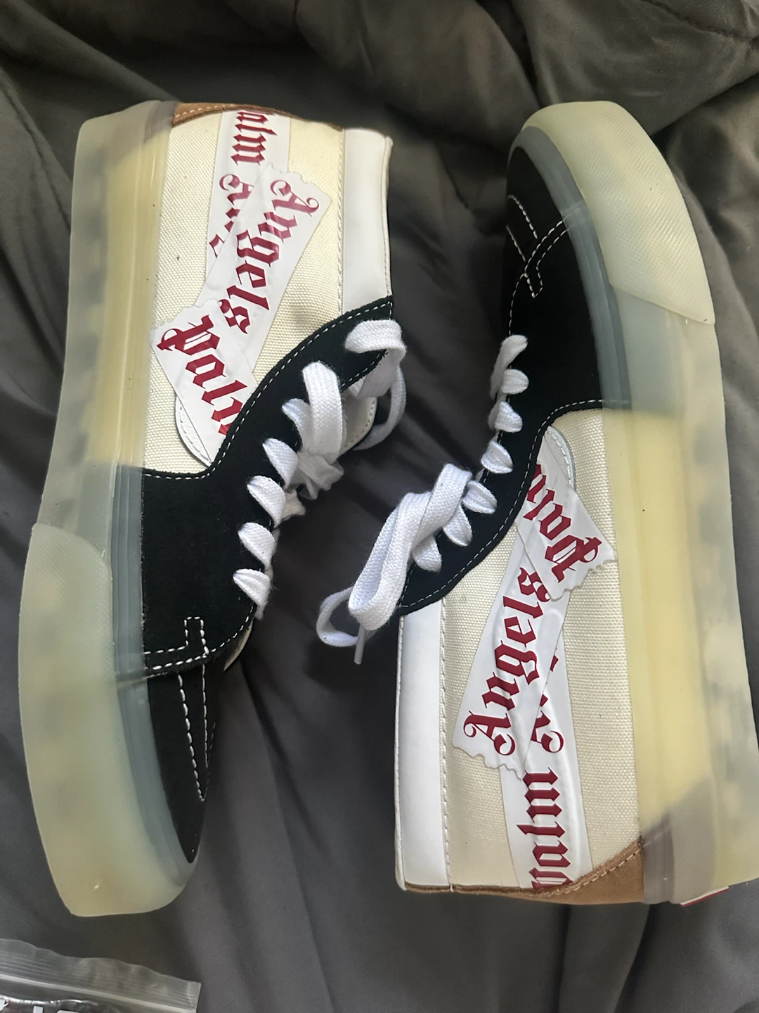 Vans x Palm Angels Sk8-Hi Mid Top Sneakers