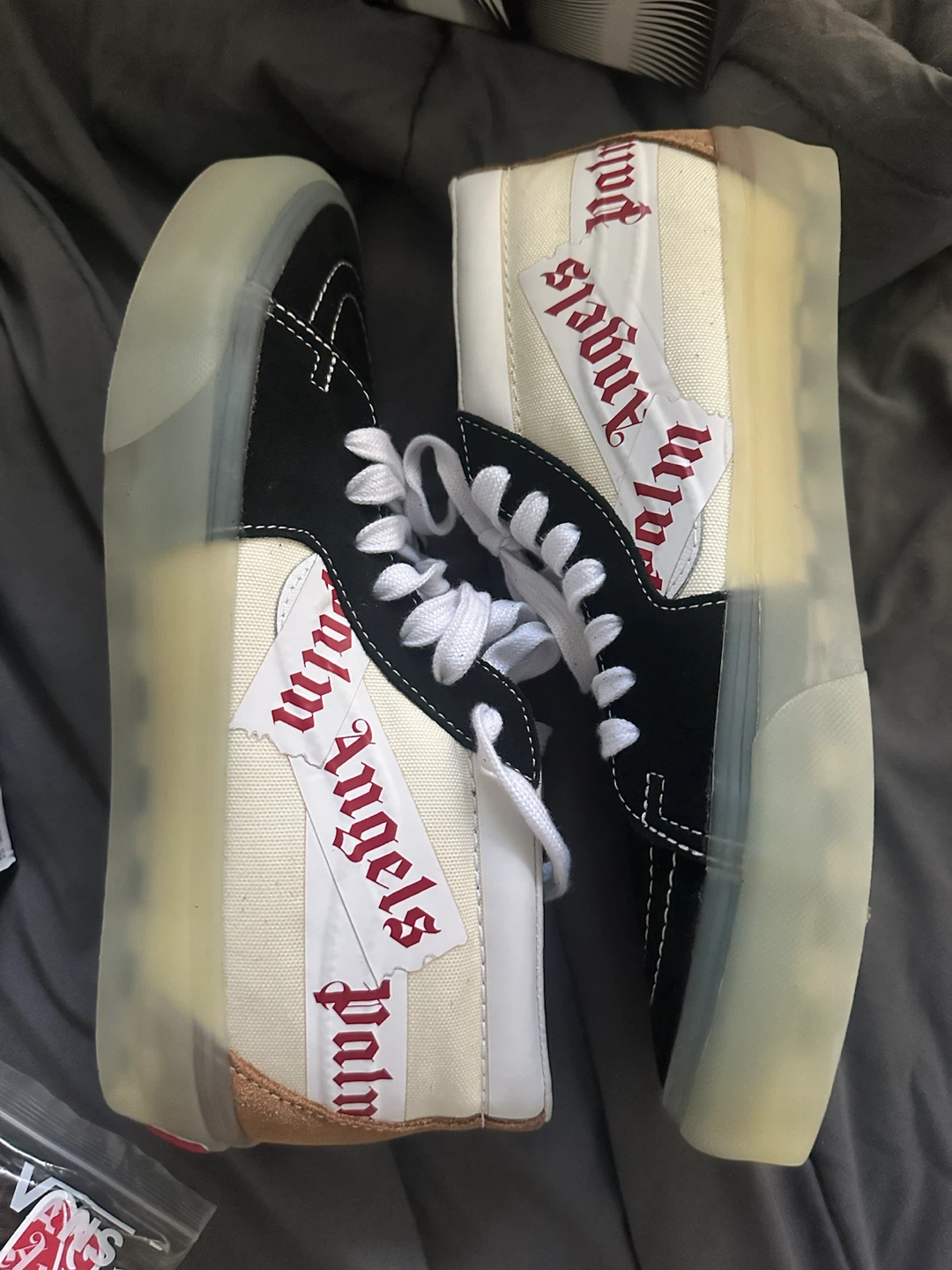 Vans x Palm Angels Sk8-Hi Mid Top Sneakers - photo 2