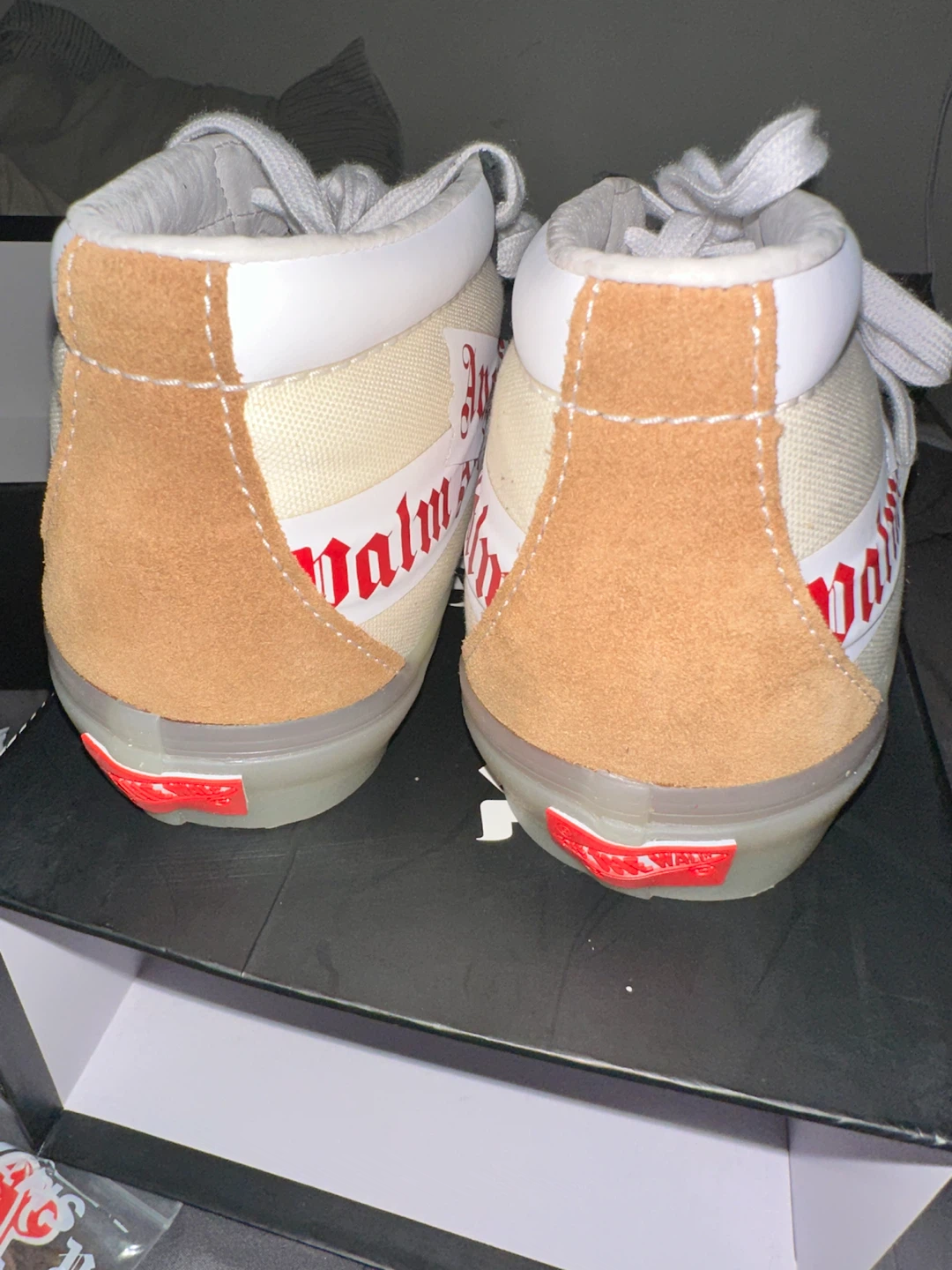 Vans x Palm Angels Sk8-Hi Mid Top Sneakers - photo 4