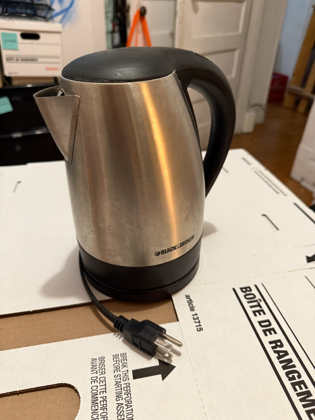 Black & Decker Stainless Steel Electric Kettle