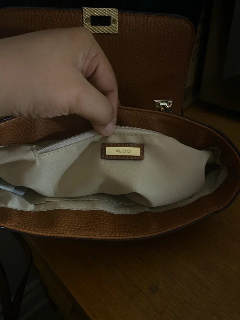 ALDO Brown Pebble Grain Shoulder Bag - photo 2
