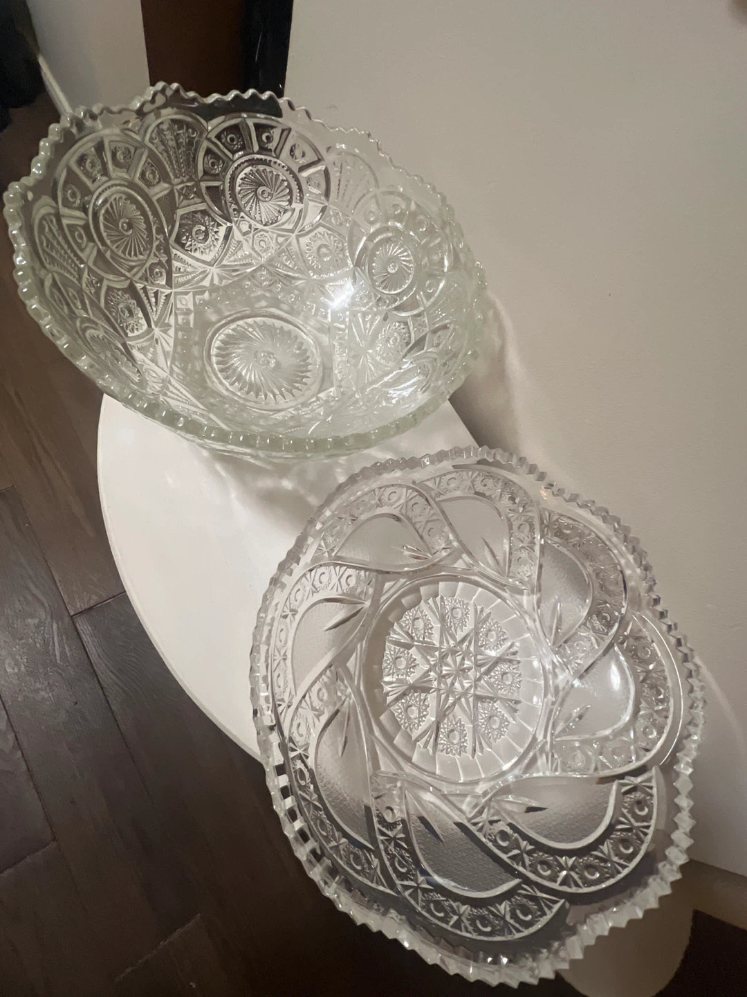 Vintage 12.5" Serving Bowls (Lot of 2)