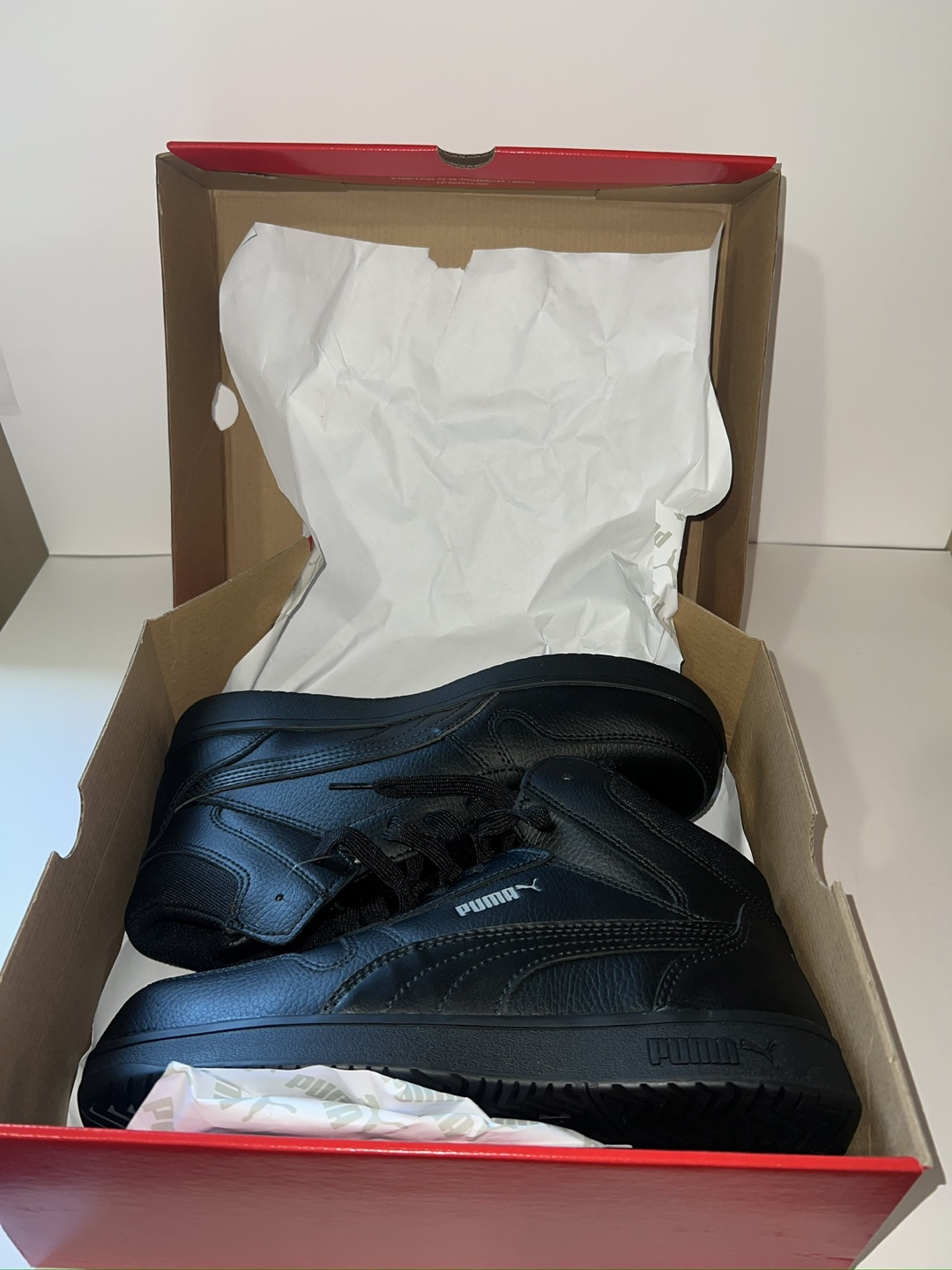 Puma Frontcourt Black Mid Shoes