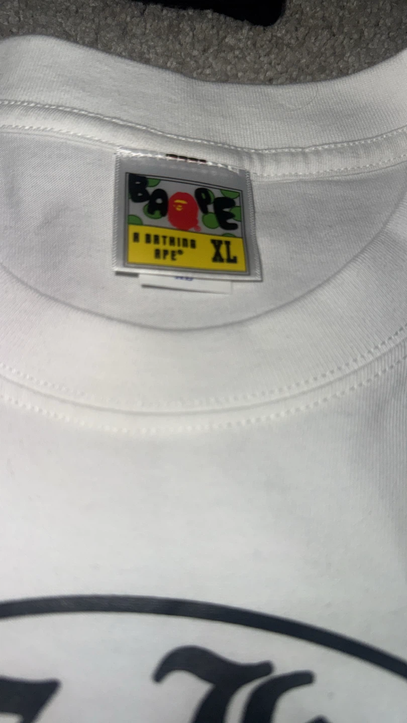 BAPE x Chrome Hearts White T-Shirt fits like M - photo 2