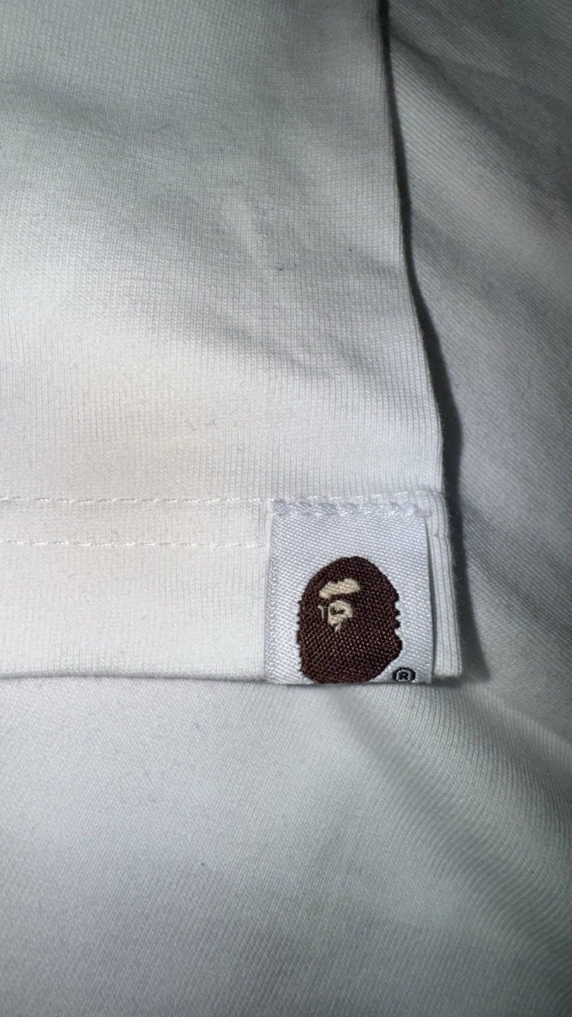 BAPE x Chrome Hearts White T-Shirt fits like M - photo 3