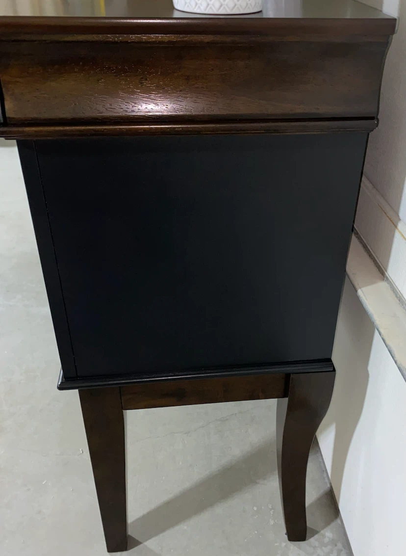 Beautiful Hardwood Sideboard Black & Walnut - photo 5
