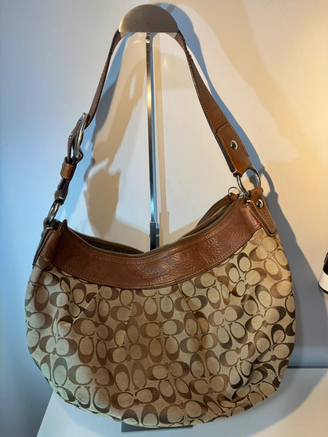 Coach Signature Hobo Bag