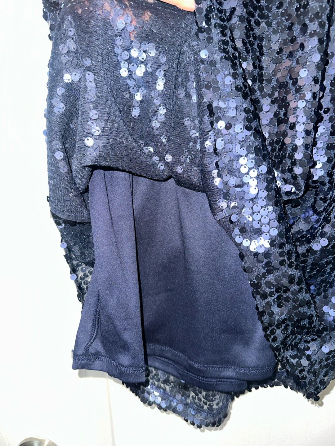 Express Navy Sequin Mini Dress - photo 5