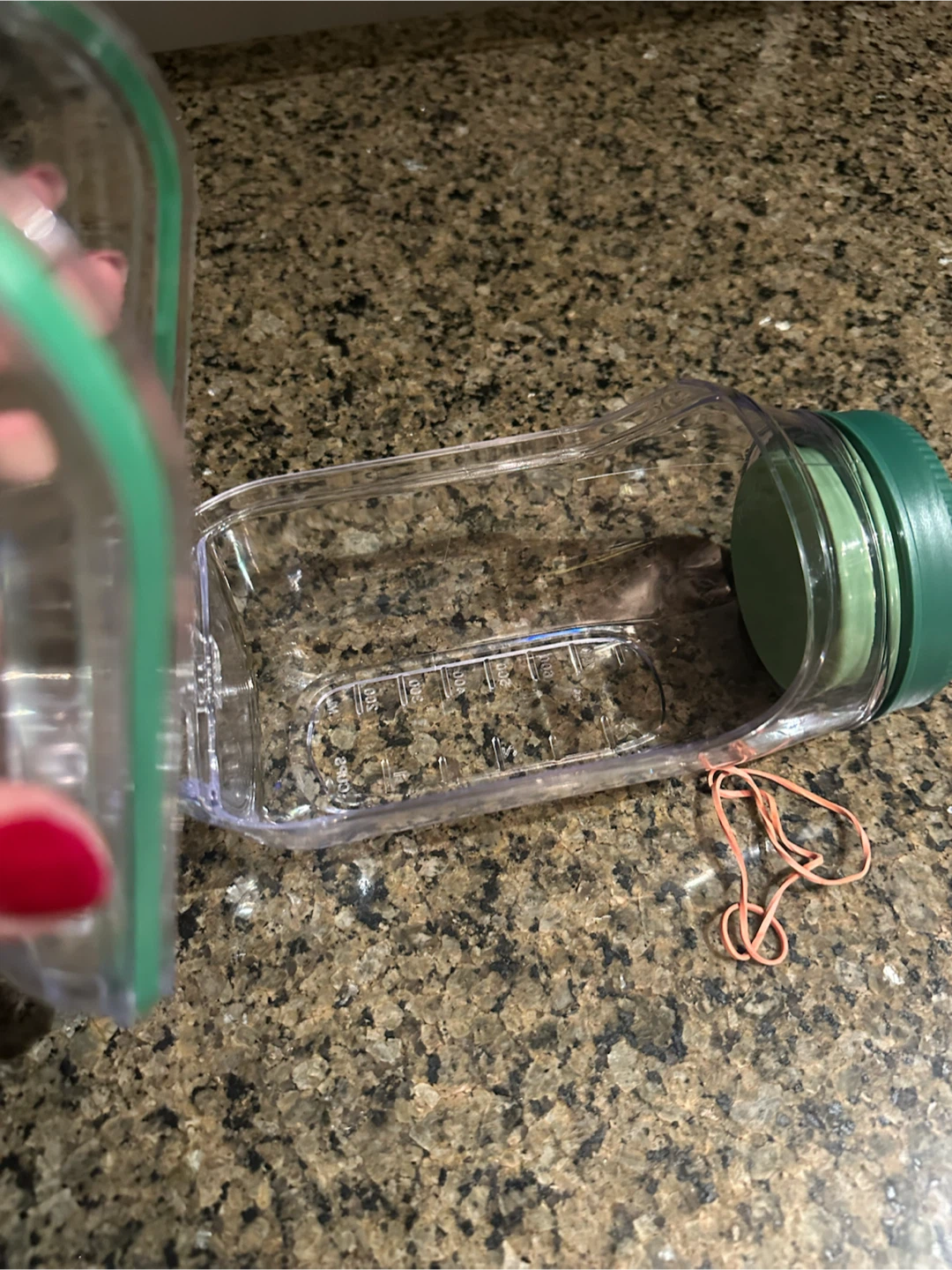 Clear Plastic Container with Green Lid - photo 5