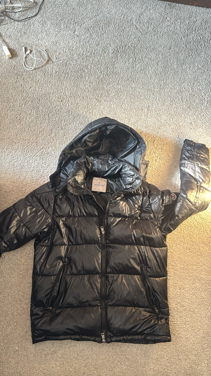 Moncler Black Down Puffer Jacket
