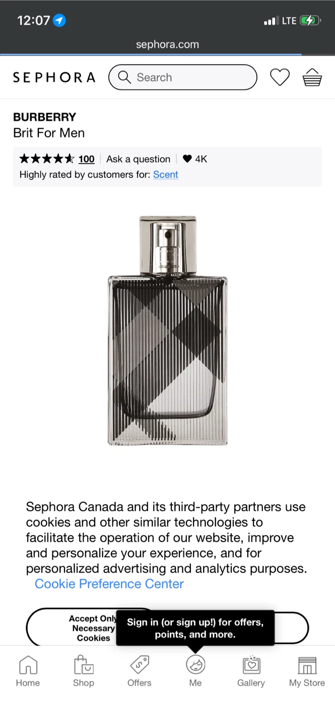 BURBERRY Brit For Men Eau de Toilette