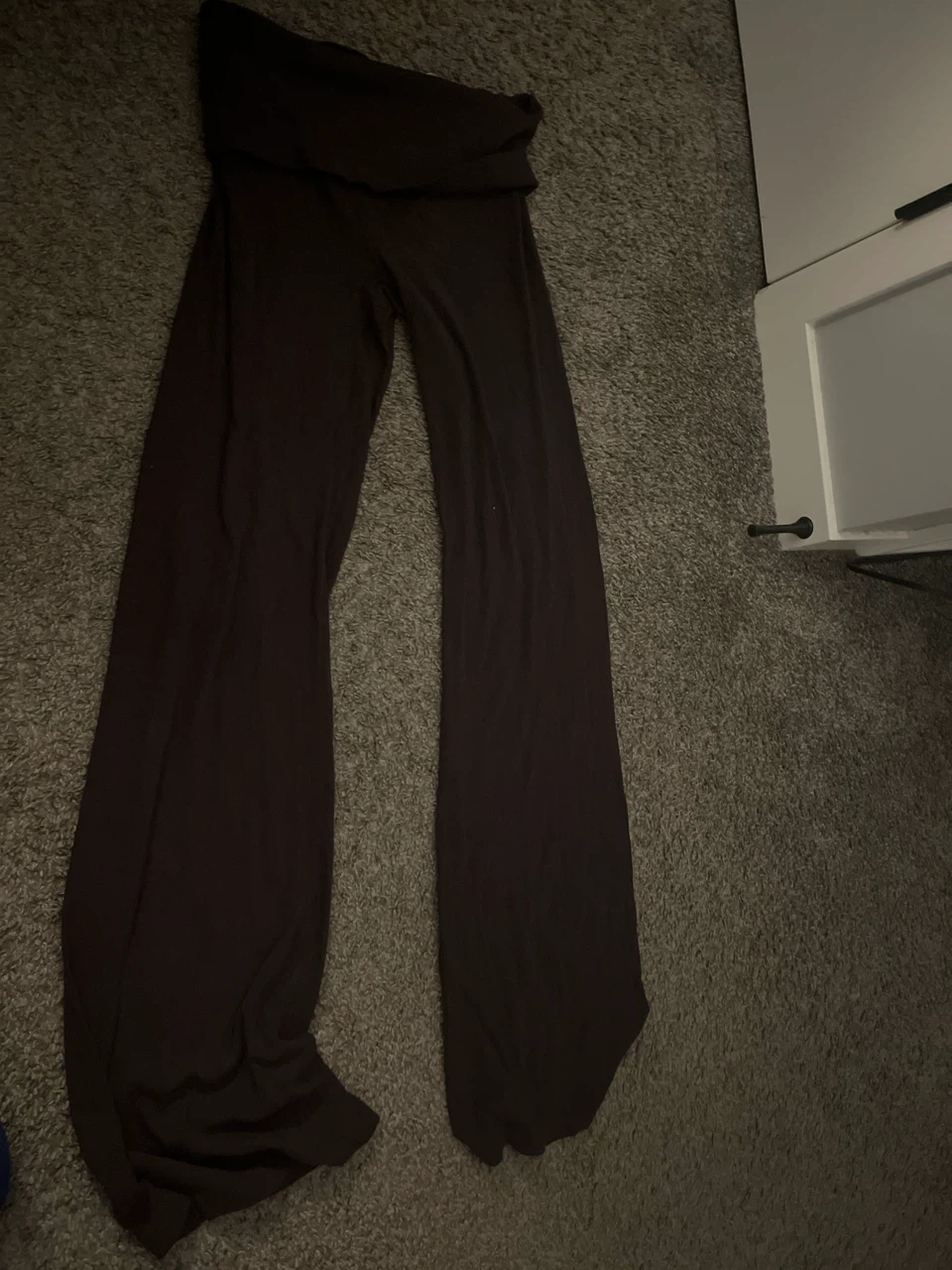 Ardene Women's Brown Ribbed Pants Size S
