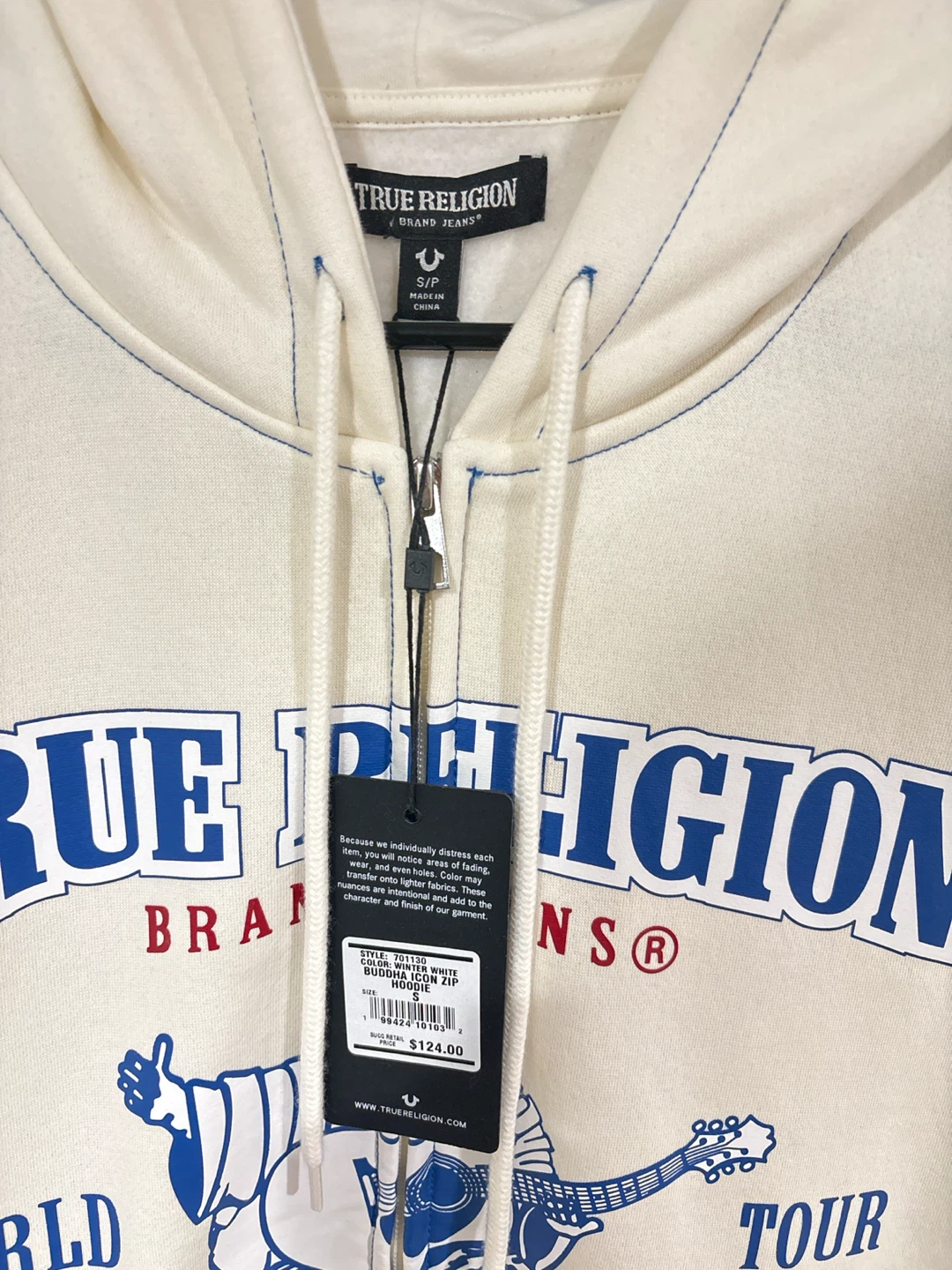 True Religion Buddha Icon Zip Hoodie - photo 3