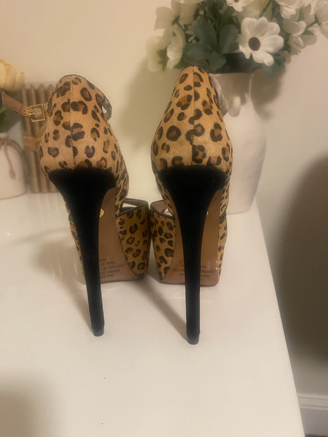 Betsey Johnson Leopard Print Heels - photo 5