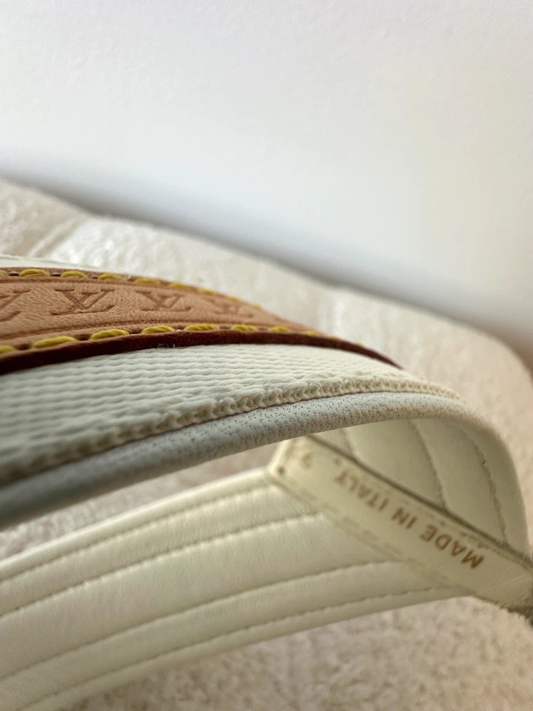 Louis Vuitton Men’s White Flip Flops - photo 5