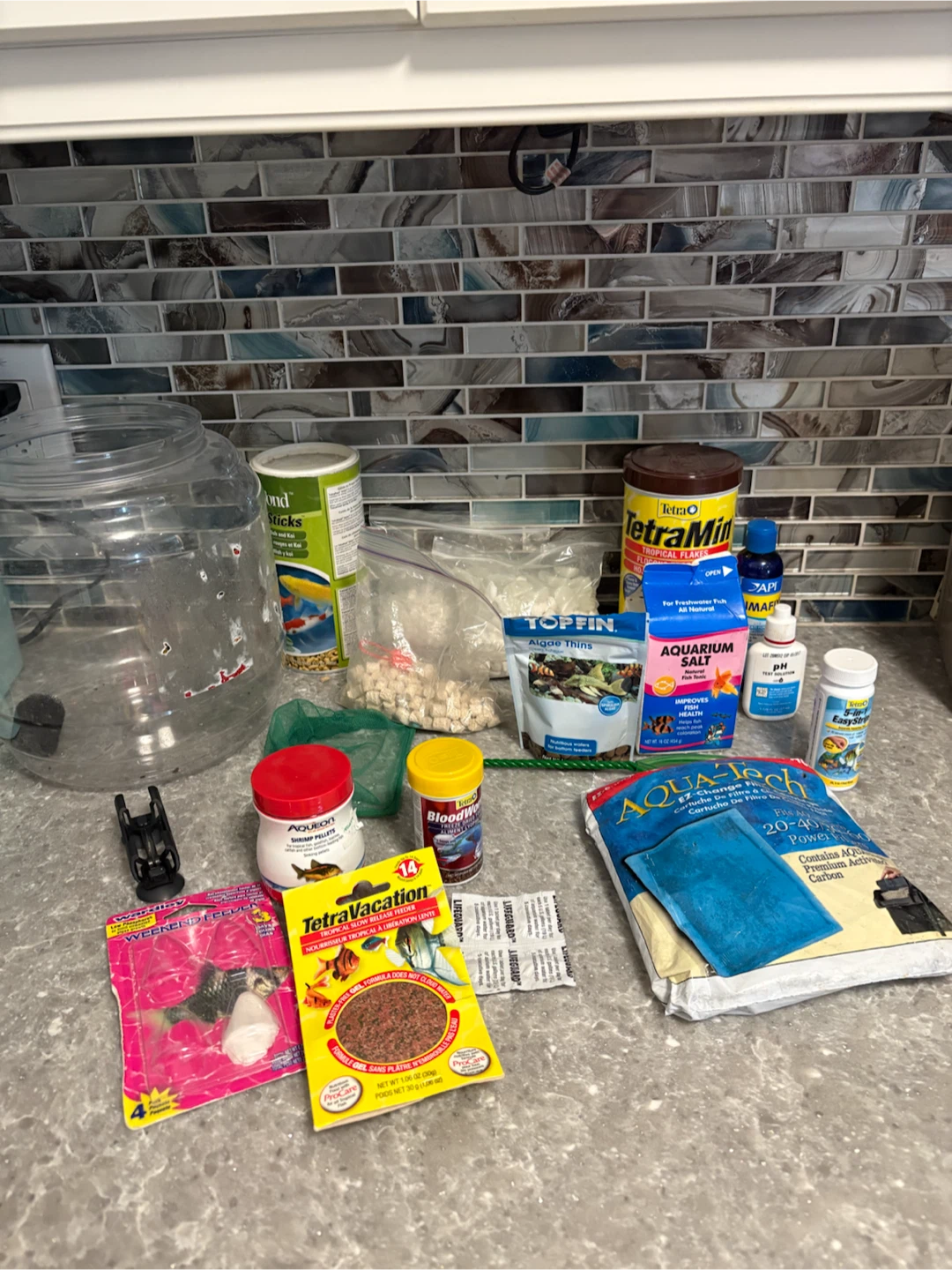 Aquarium Supplies: PimaFix, Algae Thins, Filter Cartridge & More