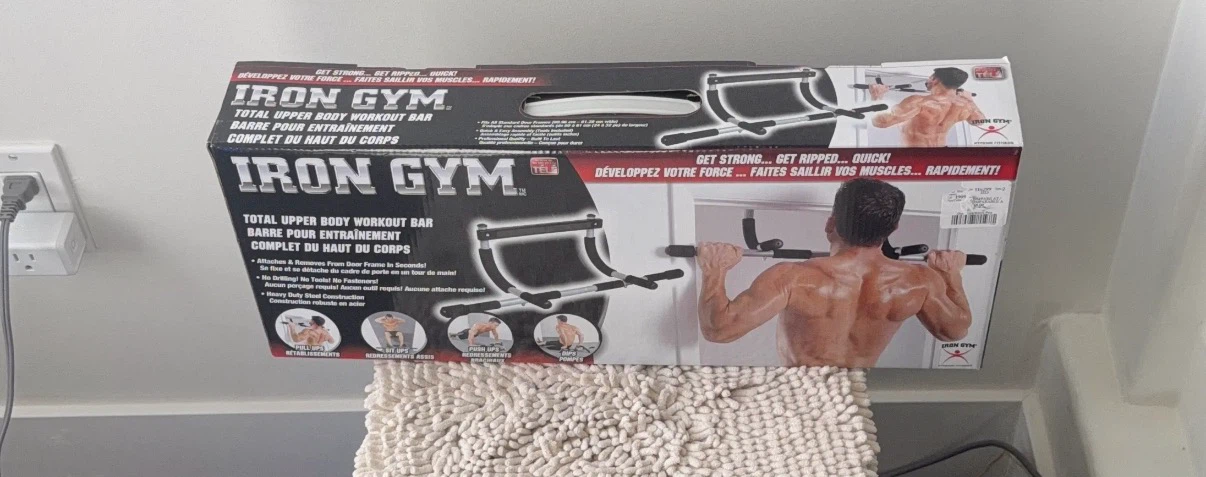 Sold 🔴Iron Gym Total Upper Body Workout Bar - photo 3