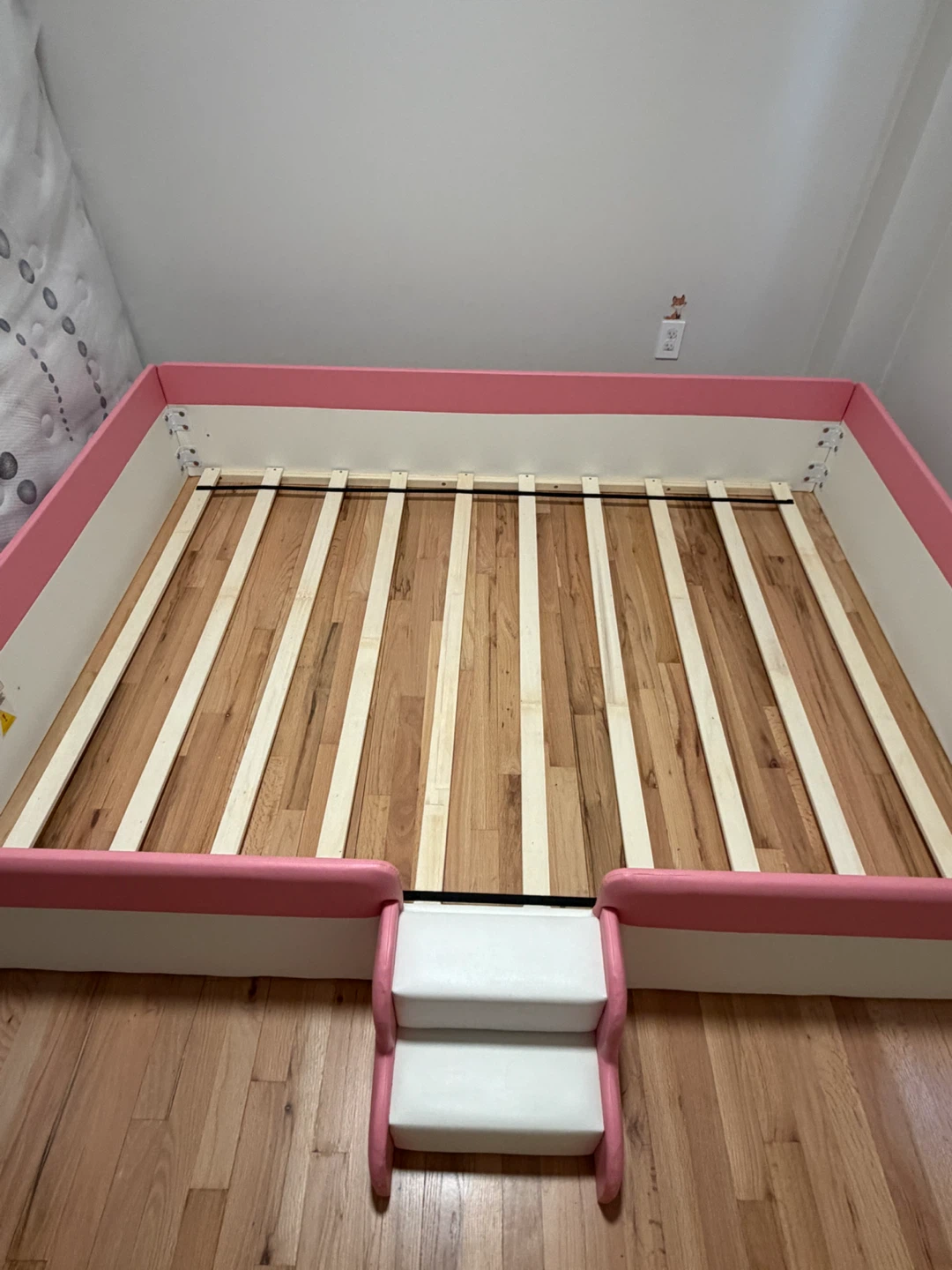 Queen sized toddler bed frame
