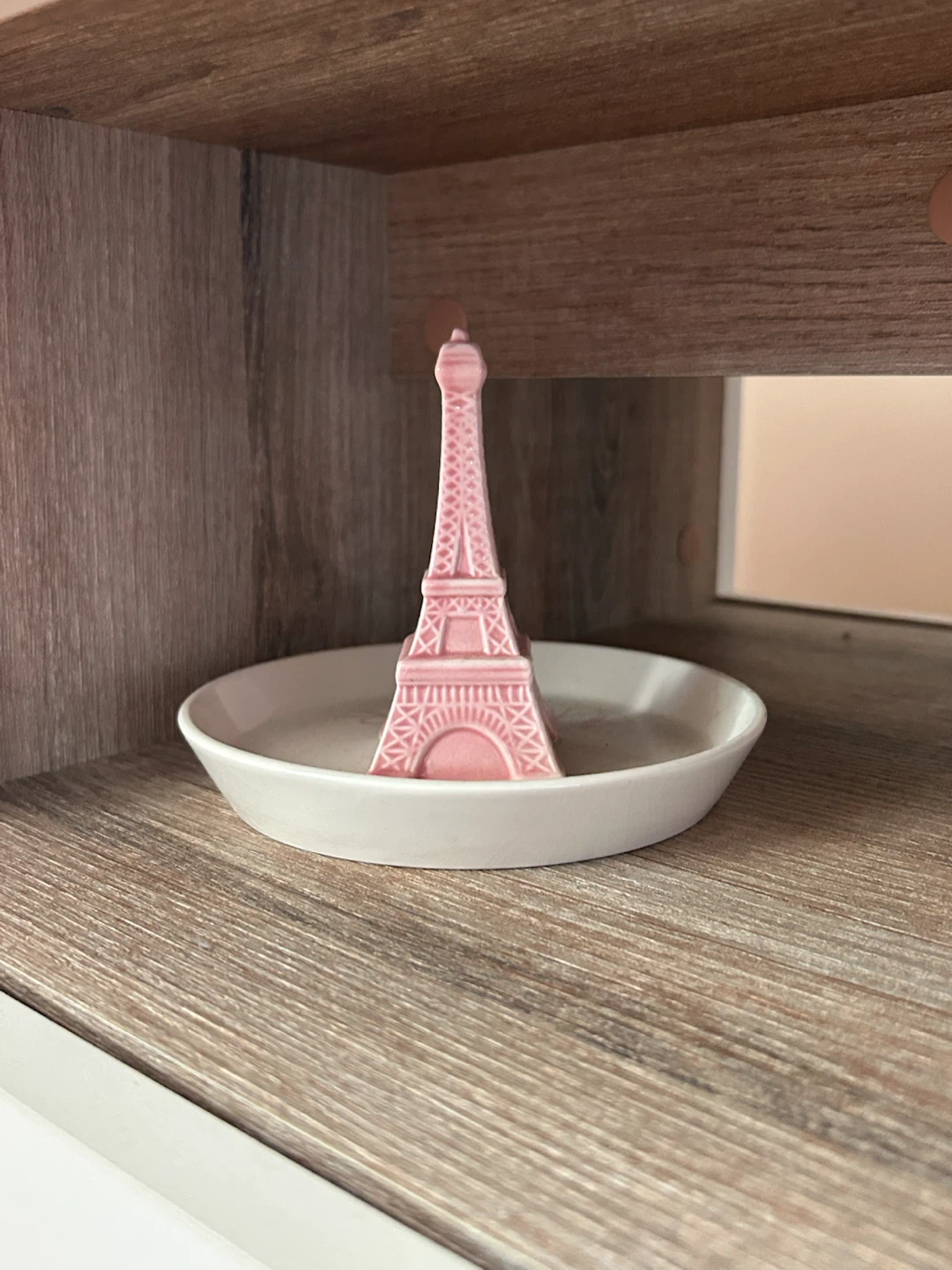 Pink Eiffel Tower Trinket Dish