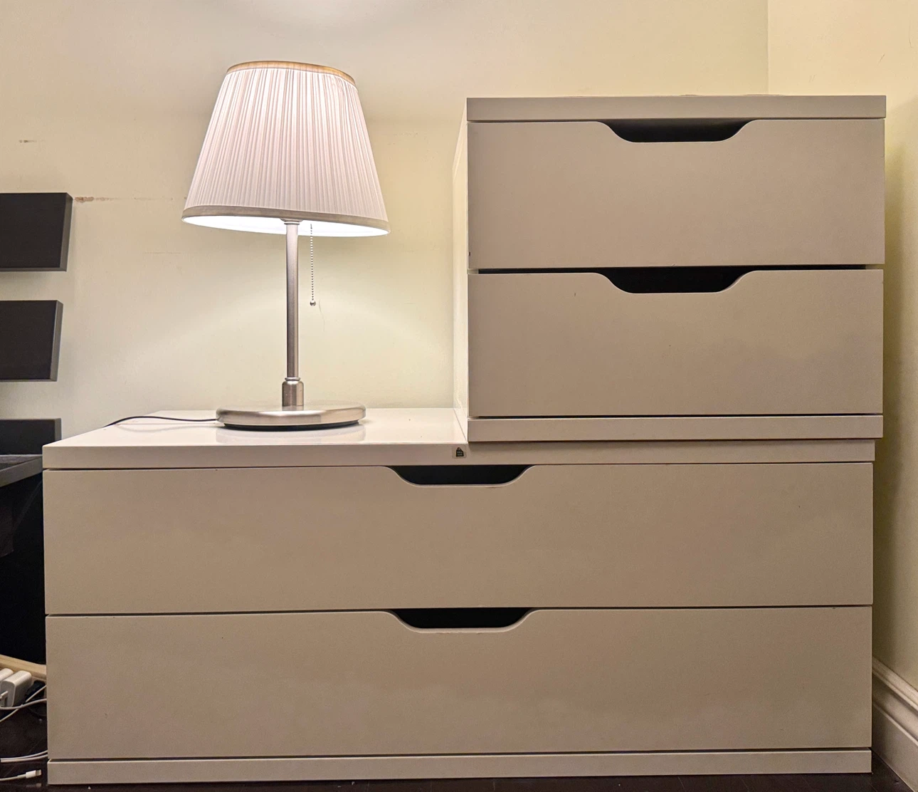 IKEA White Drawer Dressers – Small $50 / Large $80