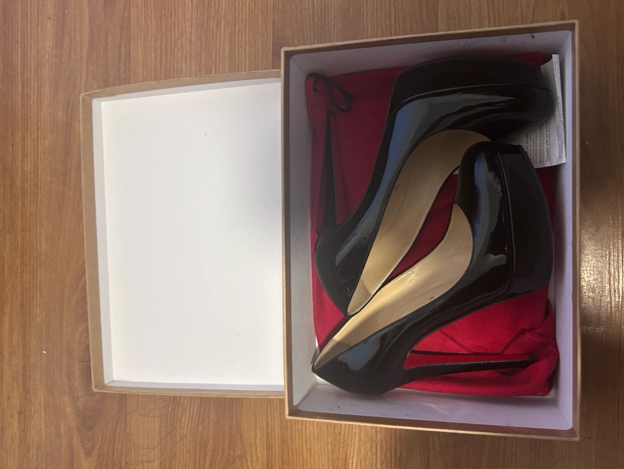 Christian Louboutin Bianca 140 Patent Calf Heels - photo 3