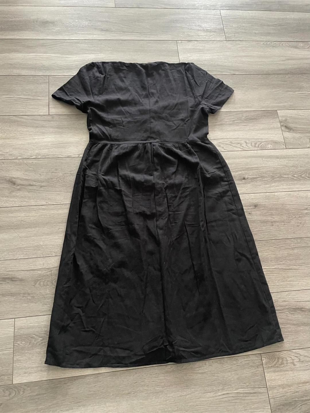 Black Button-Up Dress - photo 3
