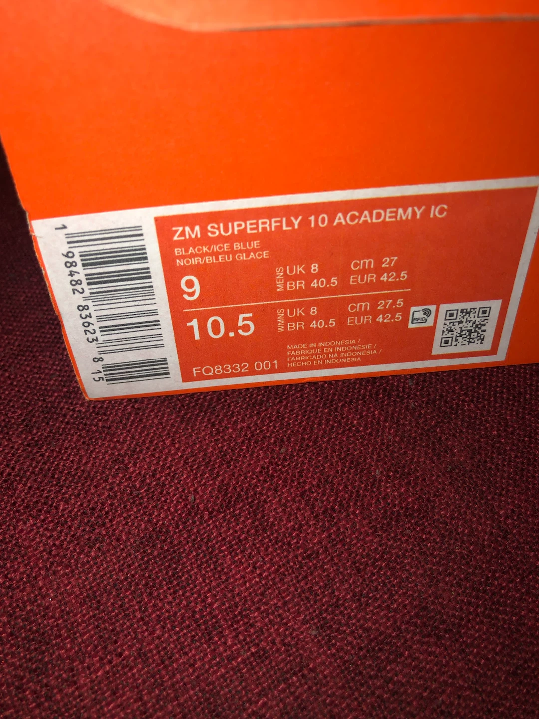 Nike ZM Superfly 10 Academy IC Soccer Shoes - photo 2