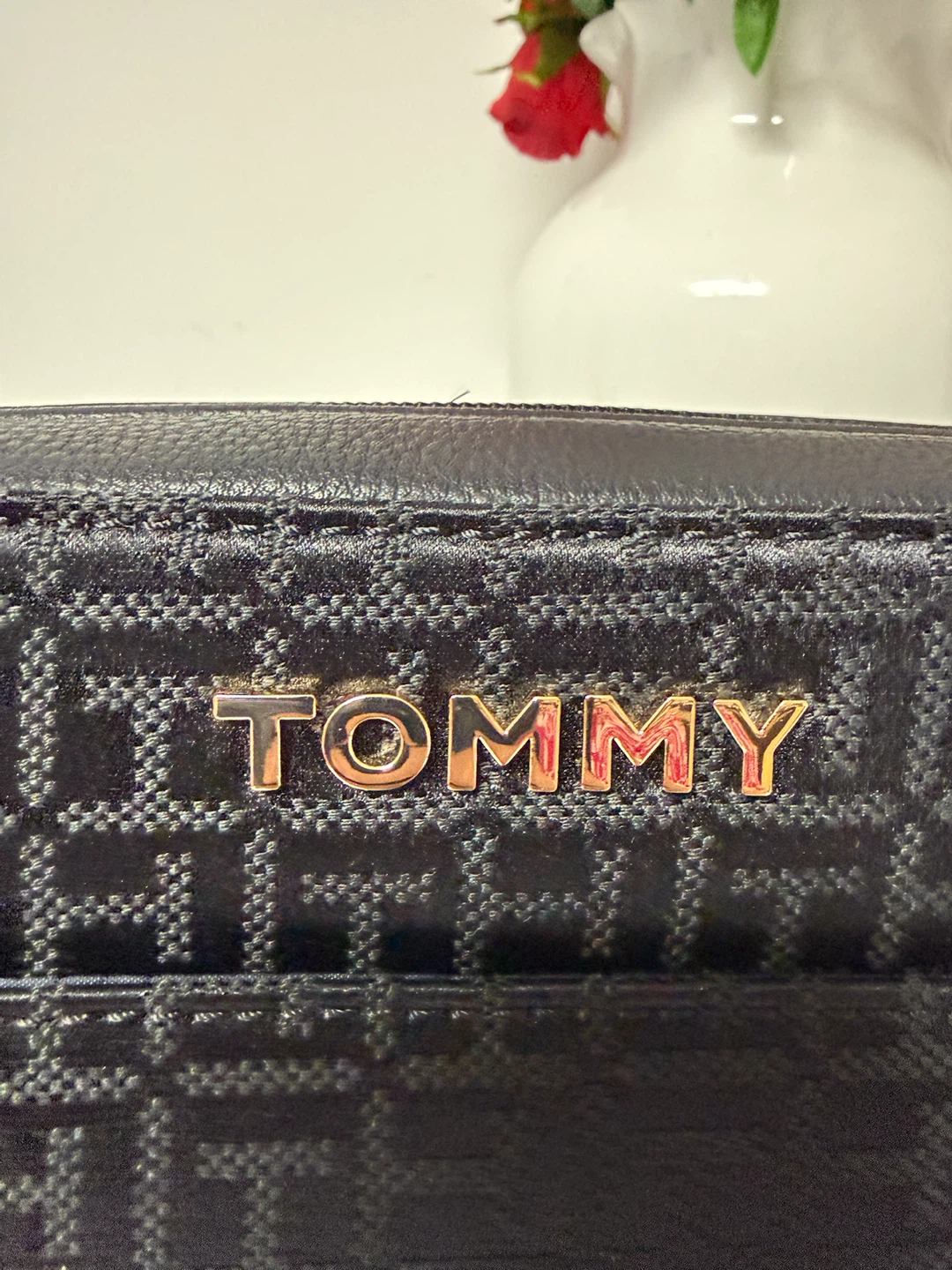 Tommy Hilfiger Black Monogram Crossbody Bag - photo 4