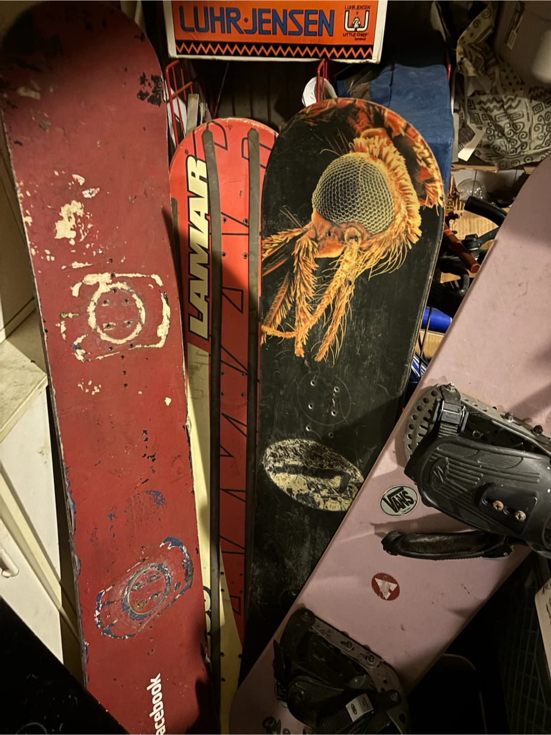 6 snow boards lot