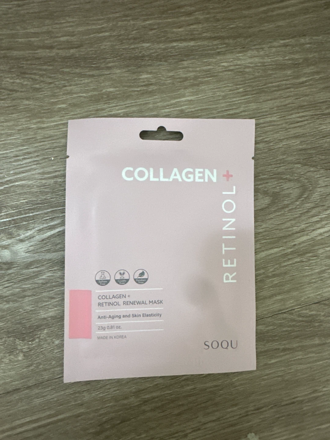 SOQU Collagen + Retinol Renewal Mask