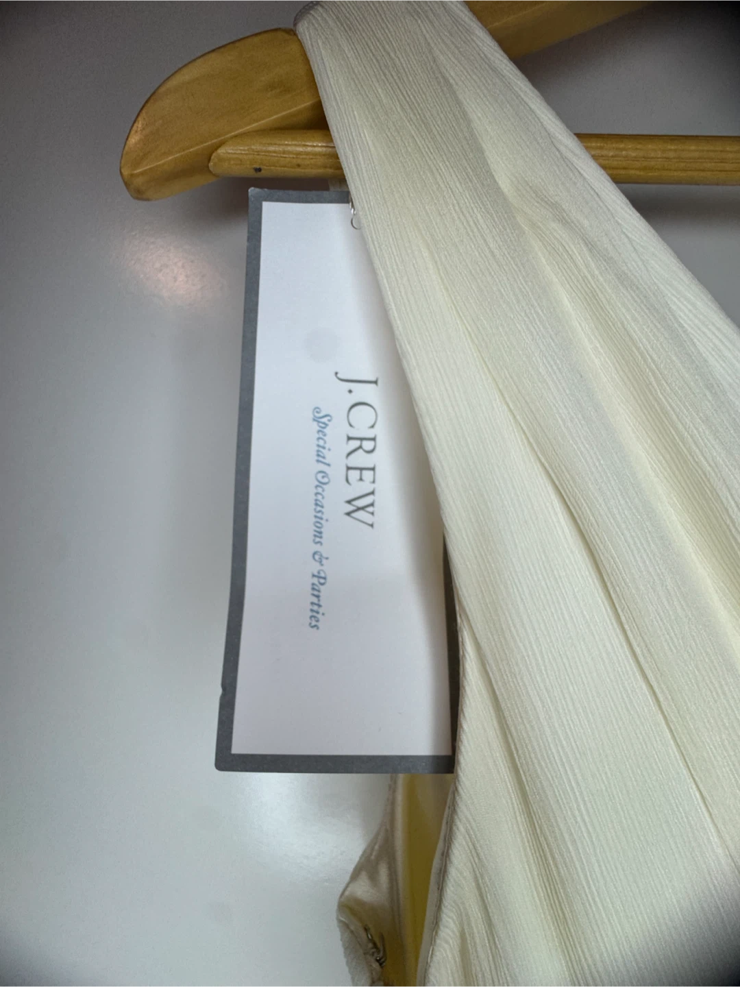 J.Crew 100% Silk Ivory Maxi Dress - Size 8 Petite - photo 5