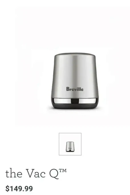 *New* $170 Breville Vac Q Blender Attachment