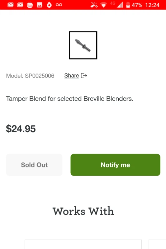 *New* Breville Jug + Parts for Q Series Blenders - photo 4