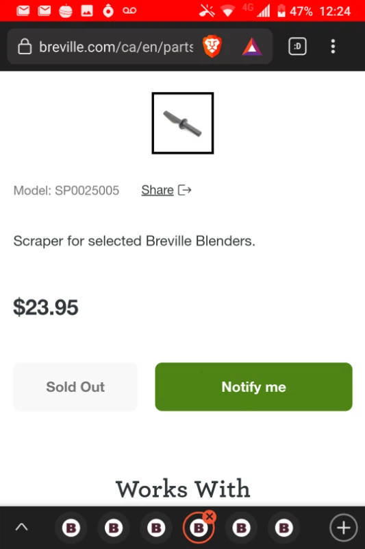 *New* Breville Jug + Parts for Q Series Blenders - photo 5