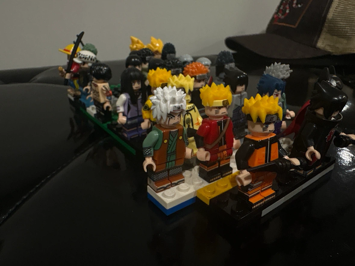 Custom Anime Minifigure Lot (NarutoOne PieceDragon Ball ZBatman - photo 3