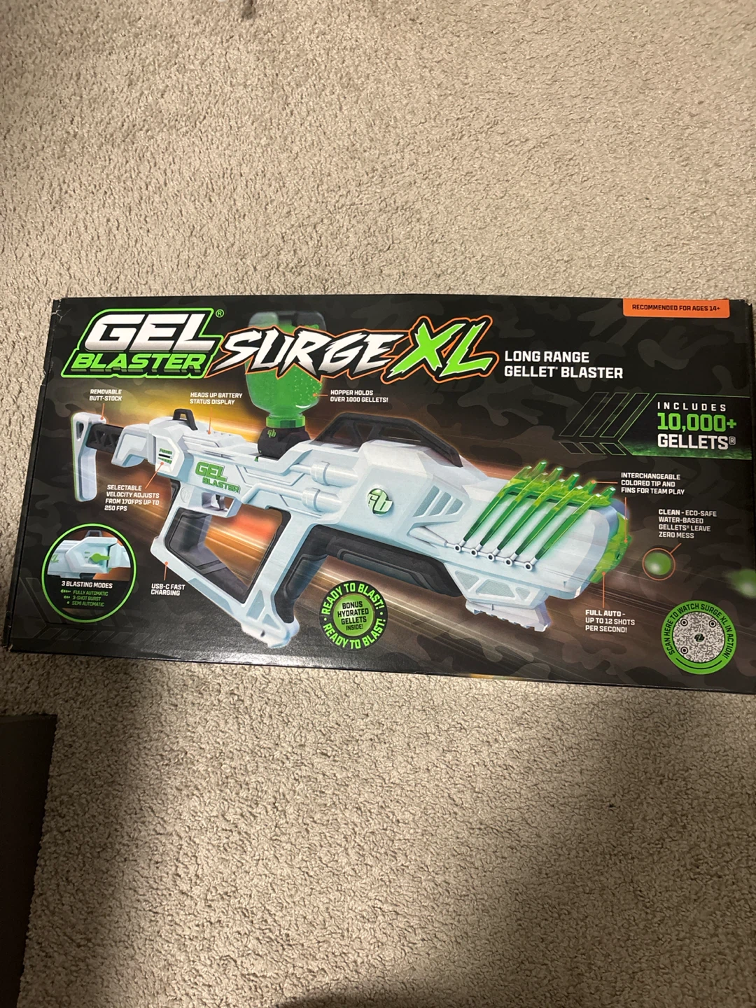 Gel Blaster Surge XL Long Range Gellet Blaster - photo 2