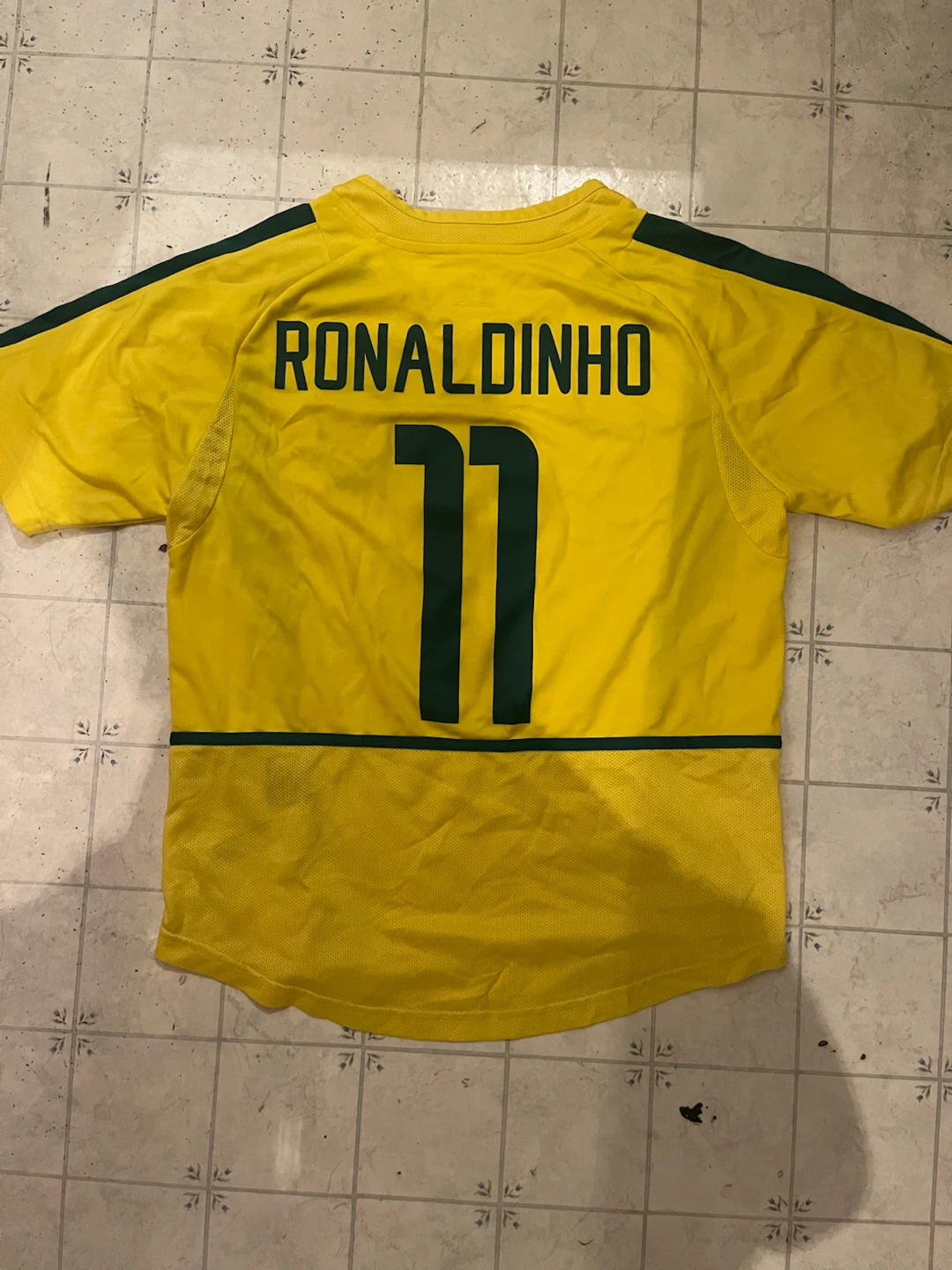 Brazil National Team Soccer Jersey Ronaldinho #11 - photo 2