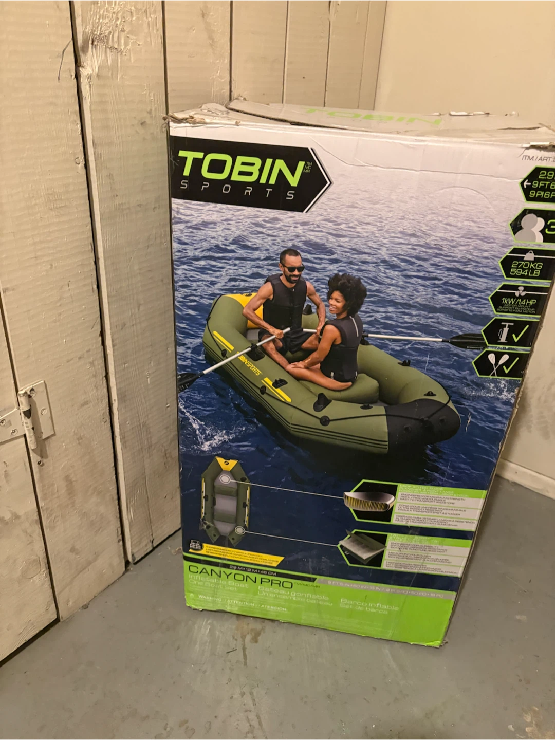 Tobin Sports Canyon Pro Inflatable Boat Set - photo 2