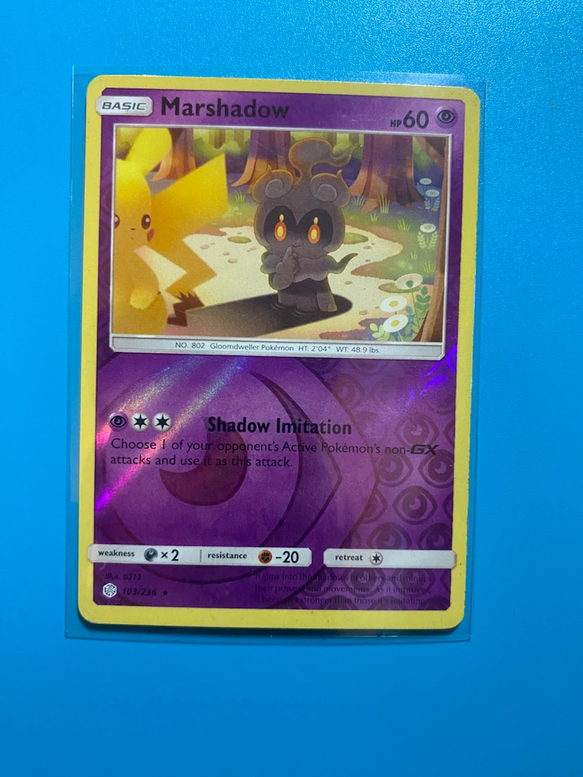 Marshadow Reverse Holo 103/236 Pokemon Card