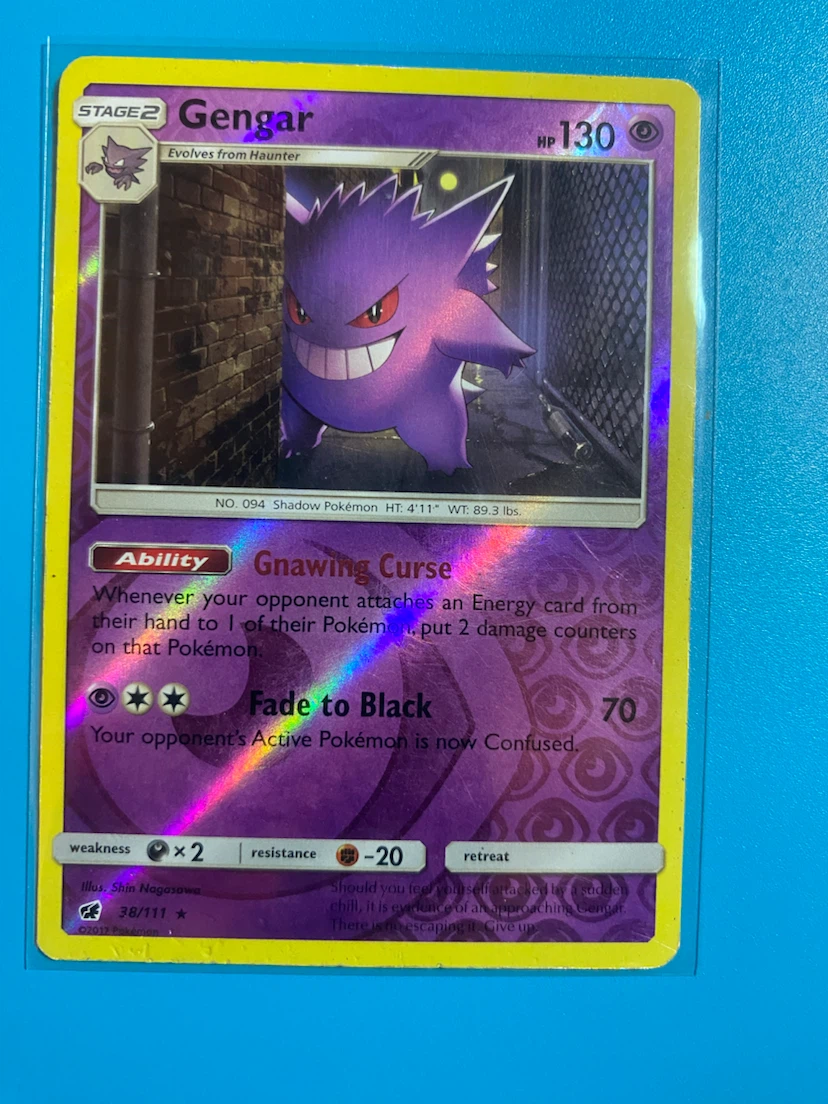 Gengar Reverse Holo 38/111 Pokemon Card