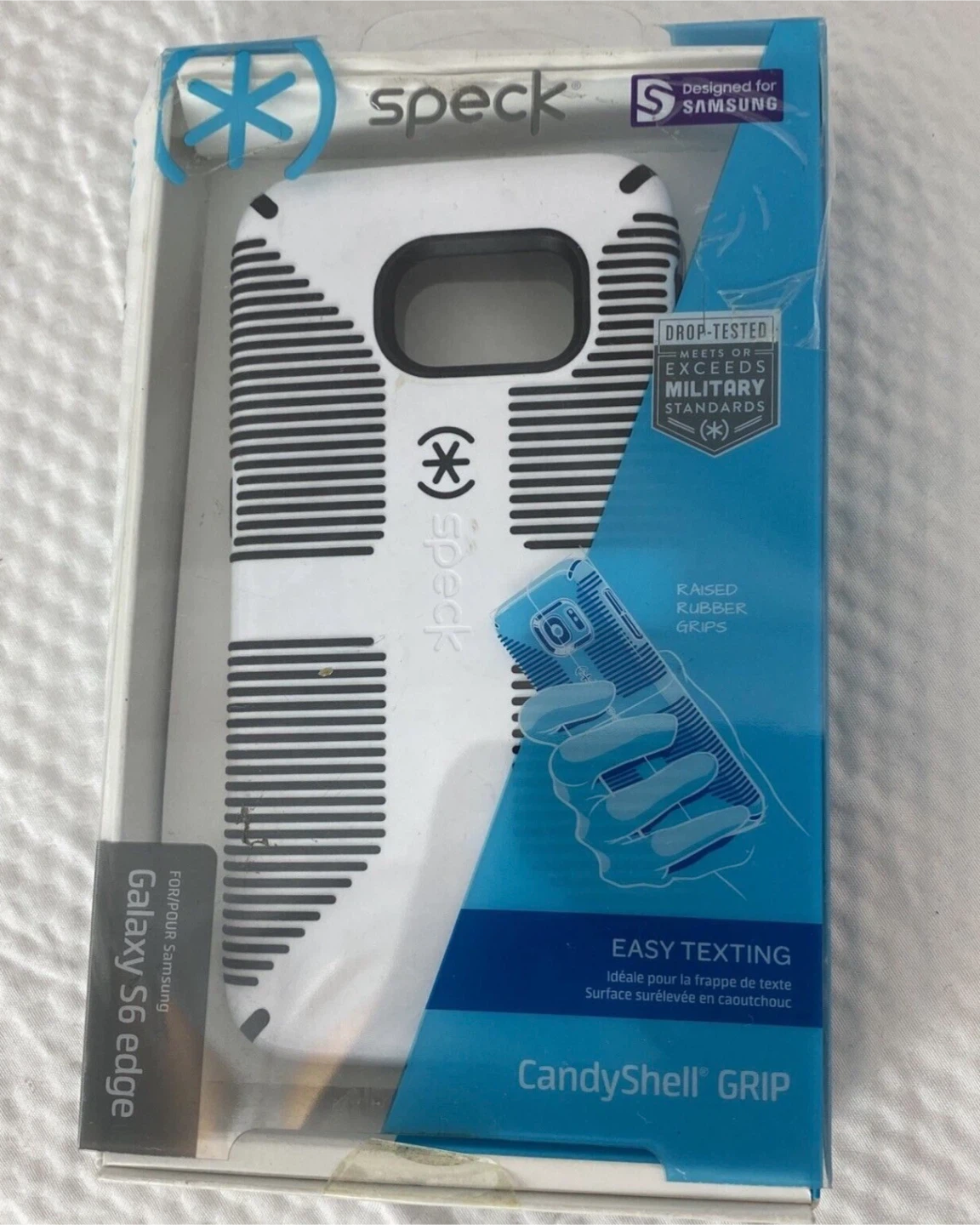 Speck CandyShell Galaxy S6 Edge Phone Case Cover Black White