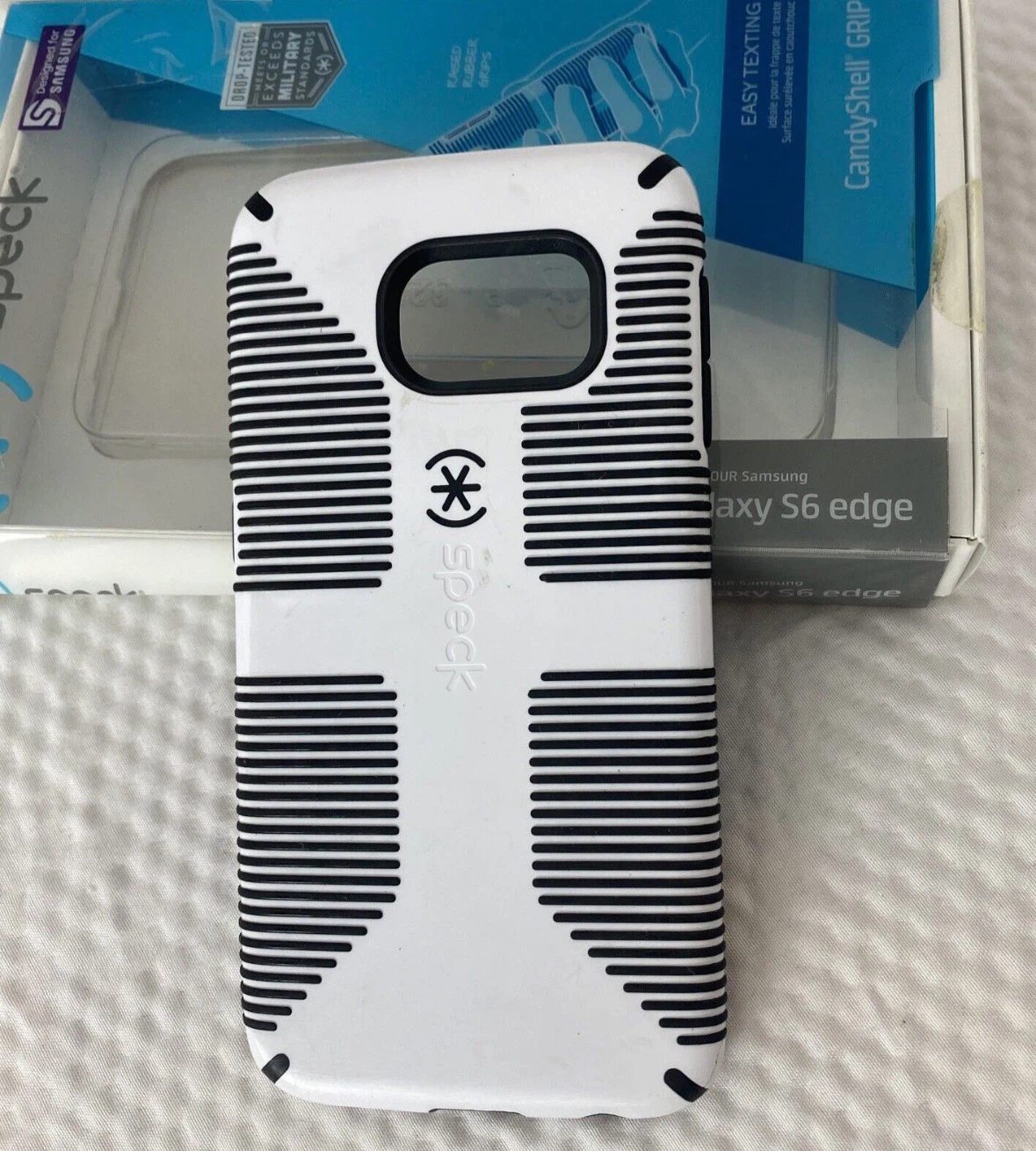 Speck CandyShell Galaxy S6 Edge Phone Case Cover Black White - photo 2