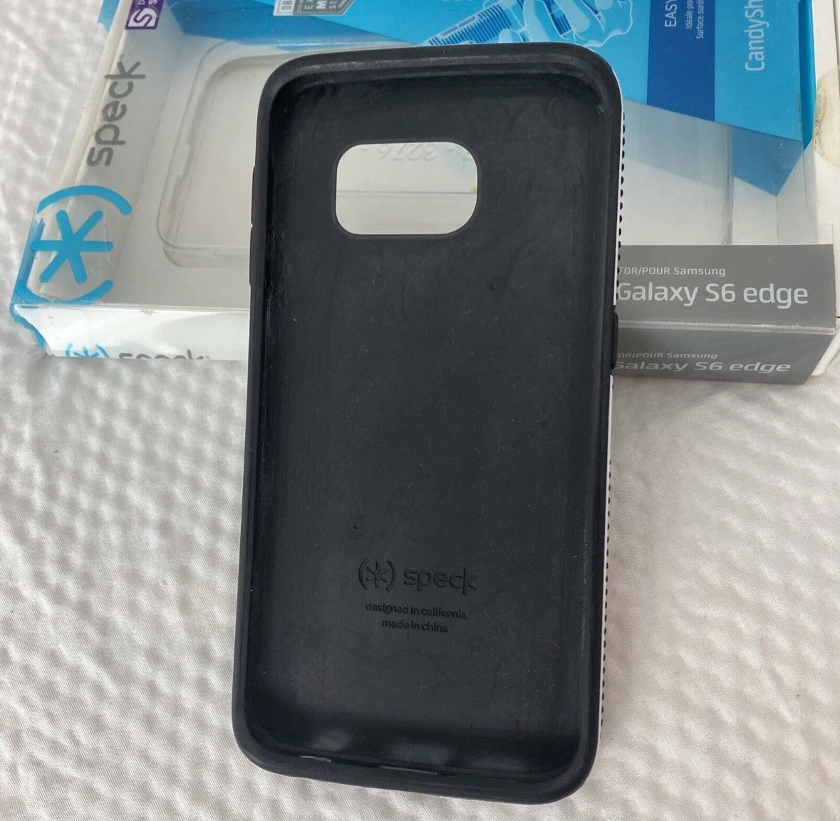 Speck CandyShell Galaxy S6 Edge Phone Case Cover Black White - photo 3