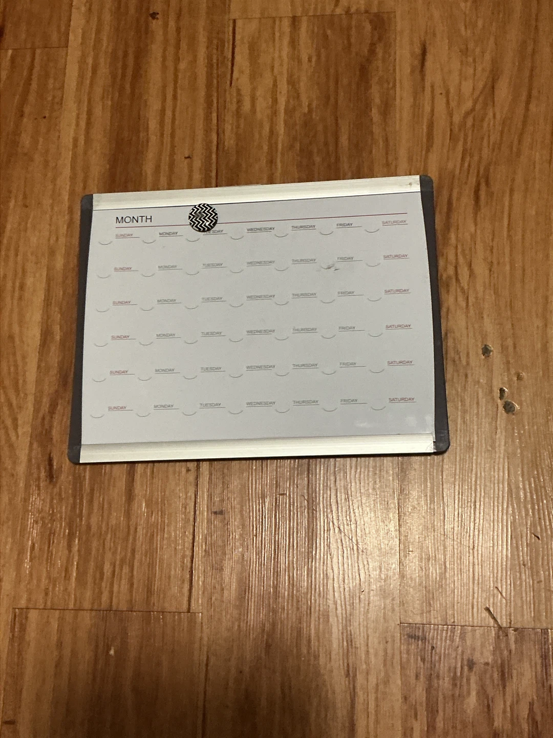 Monthly Dry Erase Calendar Whiteboard - photo 2