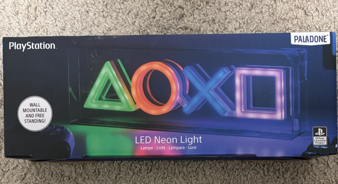 PlayStation LED Neon Light Sign