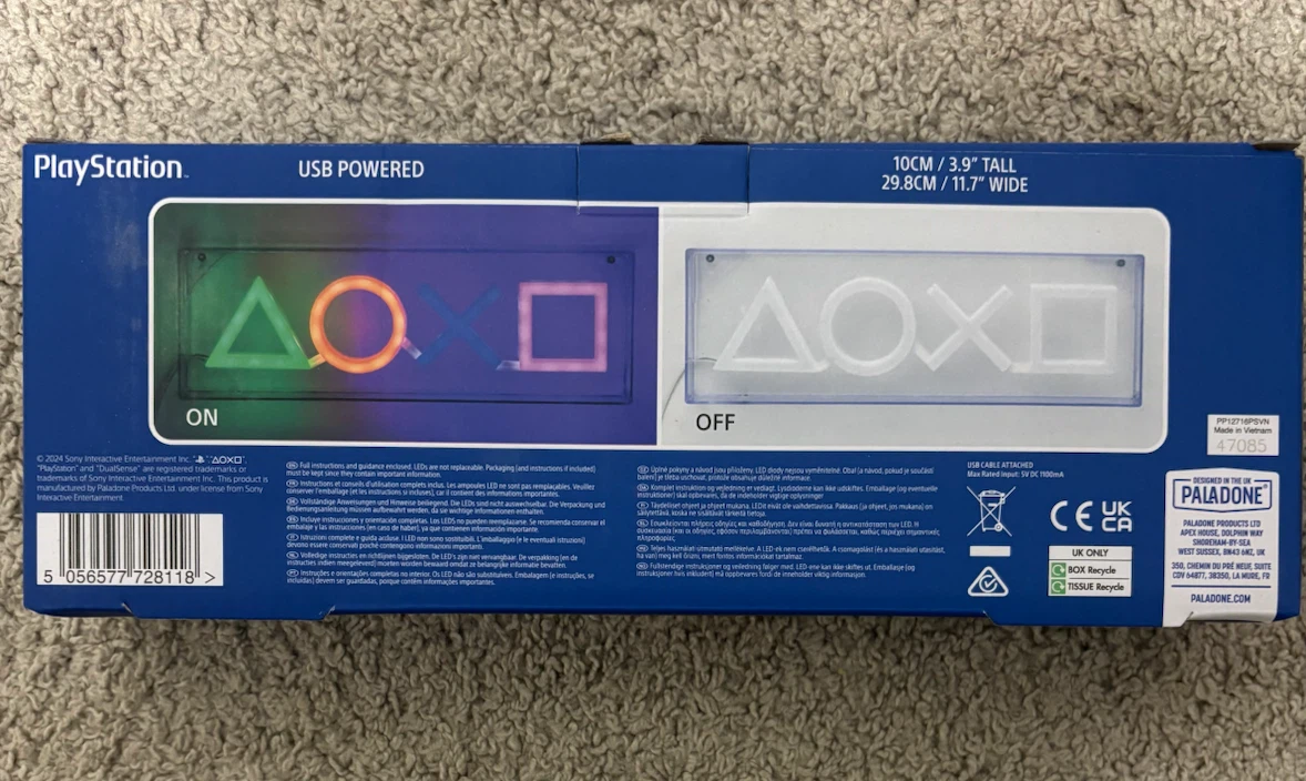 PlayStation LED Neon Light Sign - photo 2