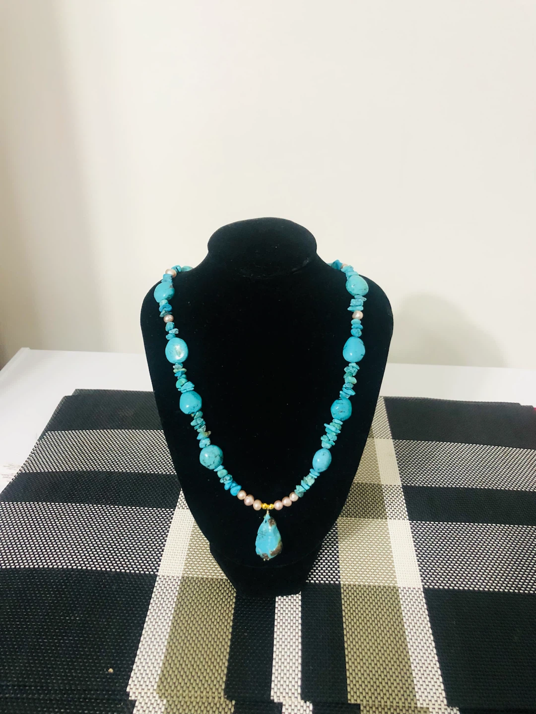 LA-RAZIEL Authentic Natural Turquoise Necklace